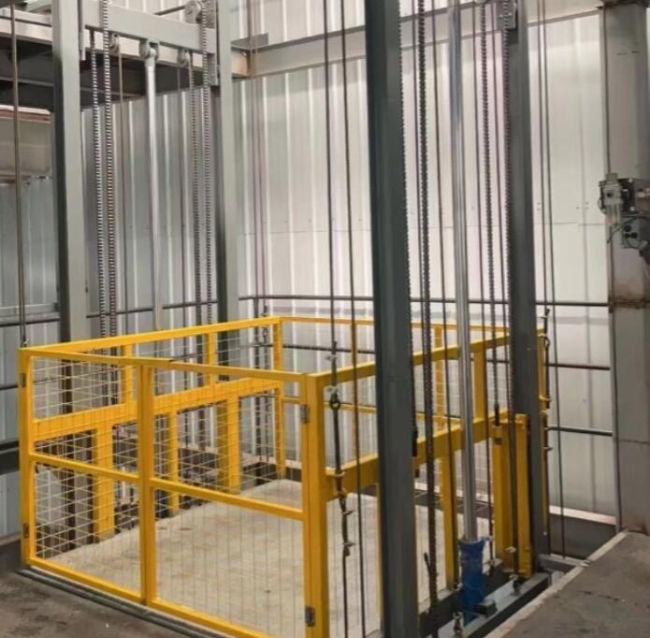 永城导轨式升降机一般加工周期